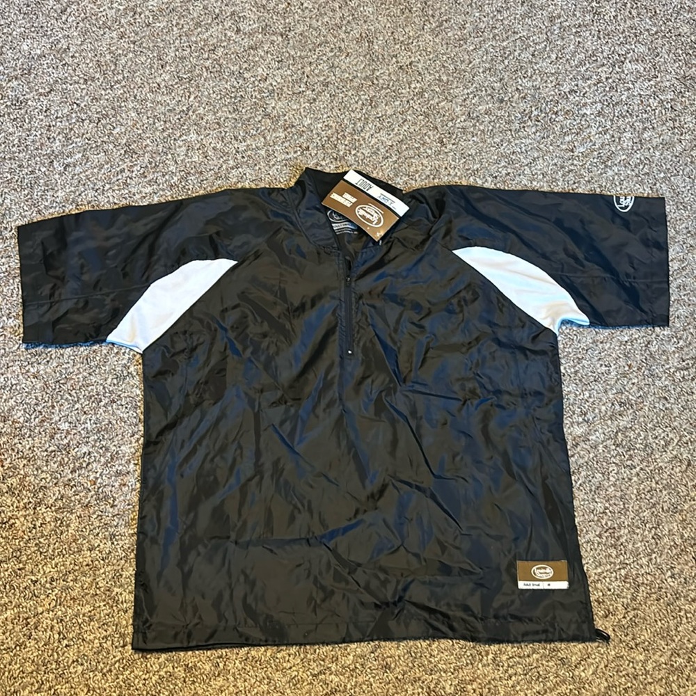 New Louisville Slugger Black & White short sleeve X-Dry Performance Adult